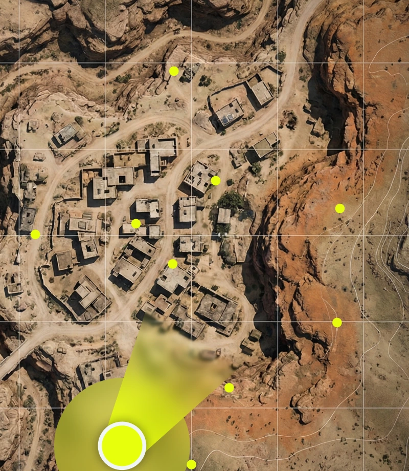 User viewing their location with Wand maps